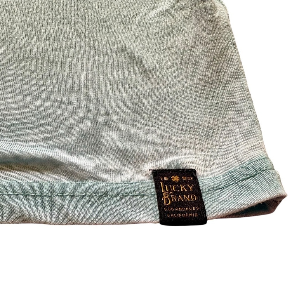 Lucky Brand
Short Sleeve Button Notch Neck Venice Burnout T-Shirt Mens Size S/P - Picture 4 of 10